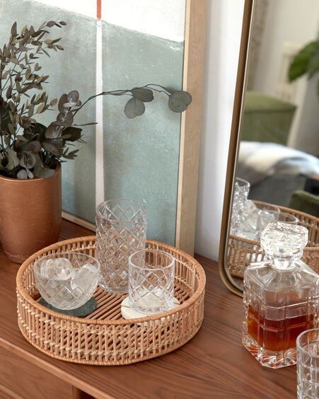 Vaso pequeño Moorley de vidrio transparente