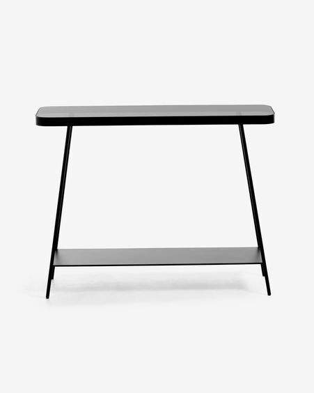 Consola Duilia 110 x 85 cm con cristal tintado
