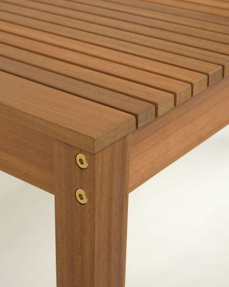 Mesa de exterior Emili madera maciza acacia 180 x 90 cm FSC 100%