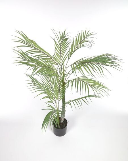 Planta artificial Palmera con maceta negro 70 cm