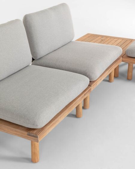Set Viridis de 2 sillones y 1 mesa de madera maciza de acacia FSC 100%