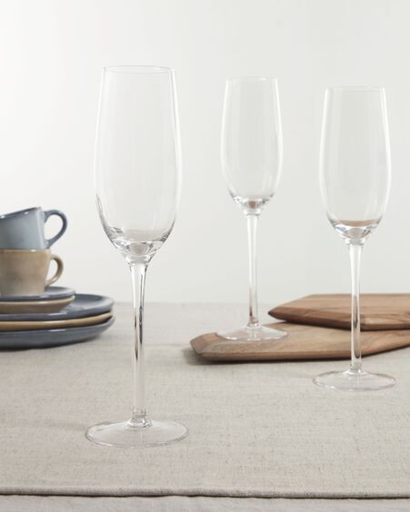 Copa de cava Marien de cristal transparente 20 cl