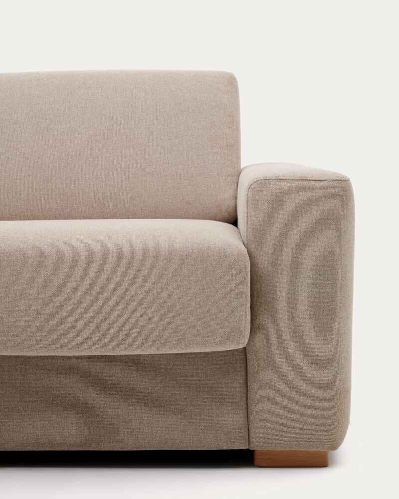 Sofá cama Anley 3 plazas beige 204 cm