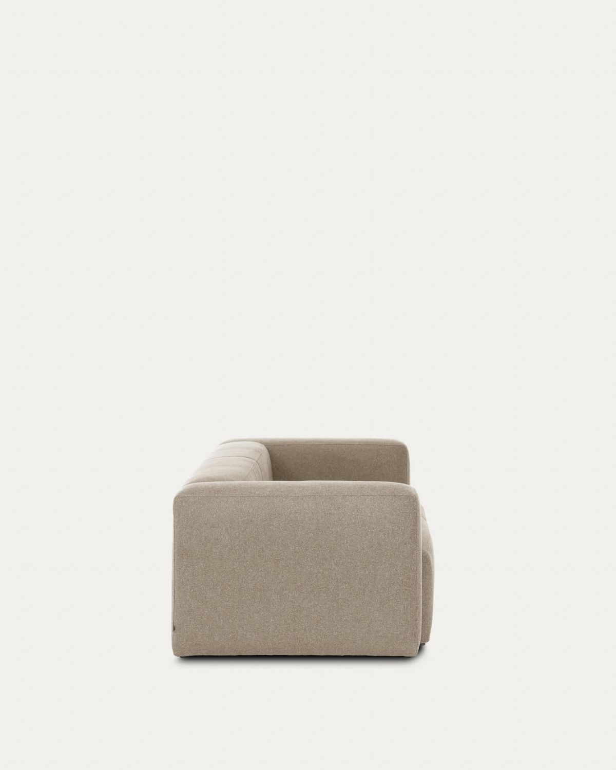 Sofá Blok 2 plazas de chenilla beige 210 cm FSC Mix Credit