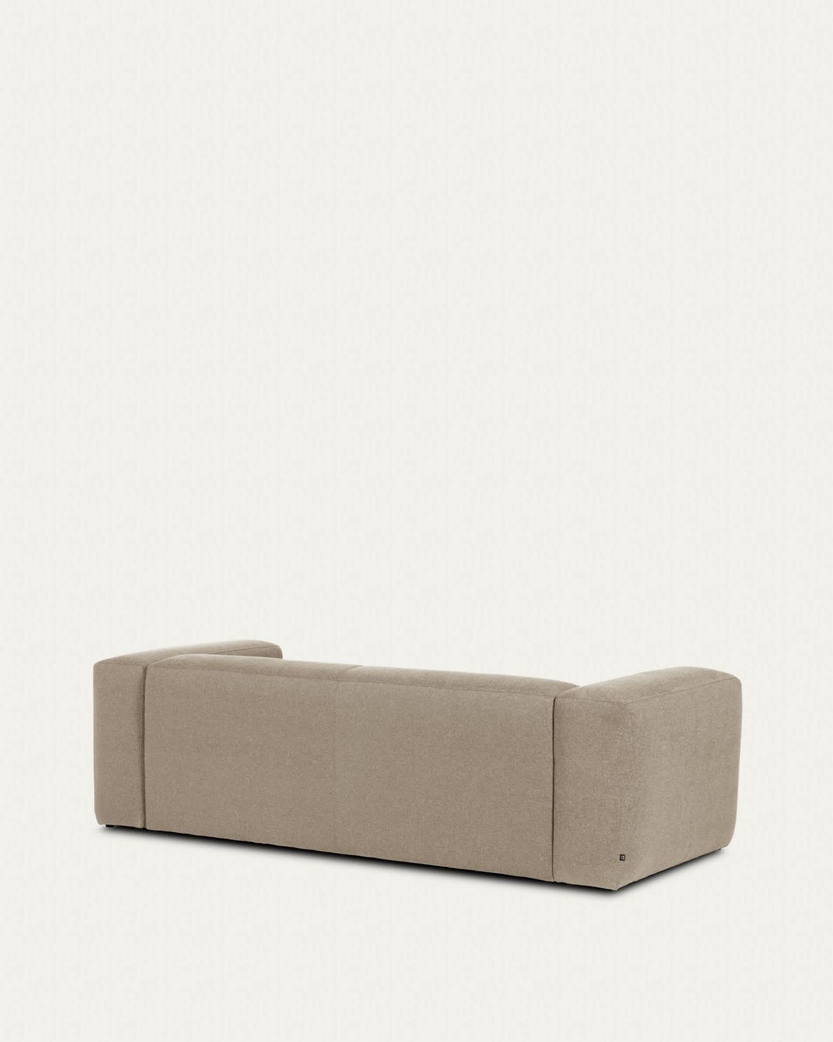 Sofá Blok 2 plazas de chenilla beige 210 cm FSC Mix Credit