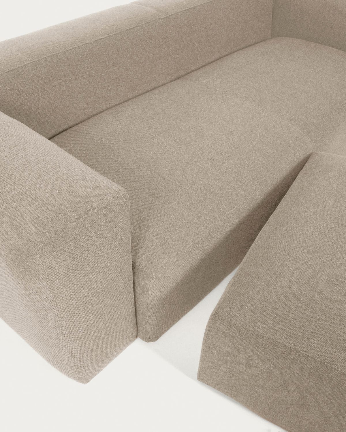 Reposapiés Blok de chenilla beige 90 x 74 cm FSC Mix Credit