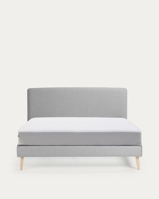 Funda cama Dyla gris para colchón de 160 x 200 cm