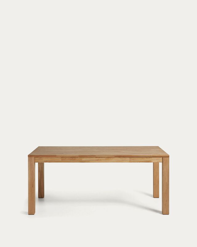 Mesa extensible Isbel 140 (220) x 90 cm madera maciza de roble