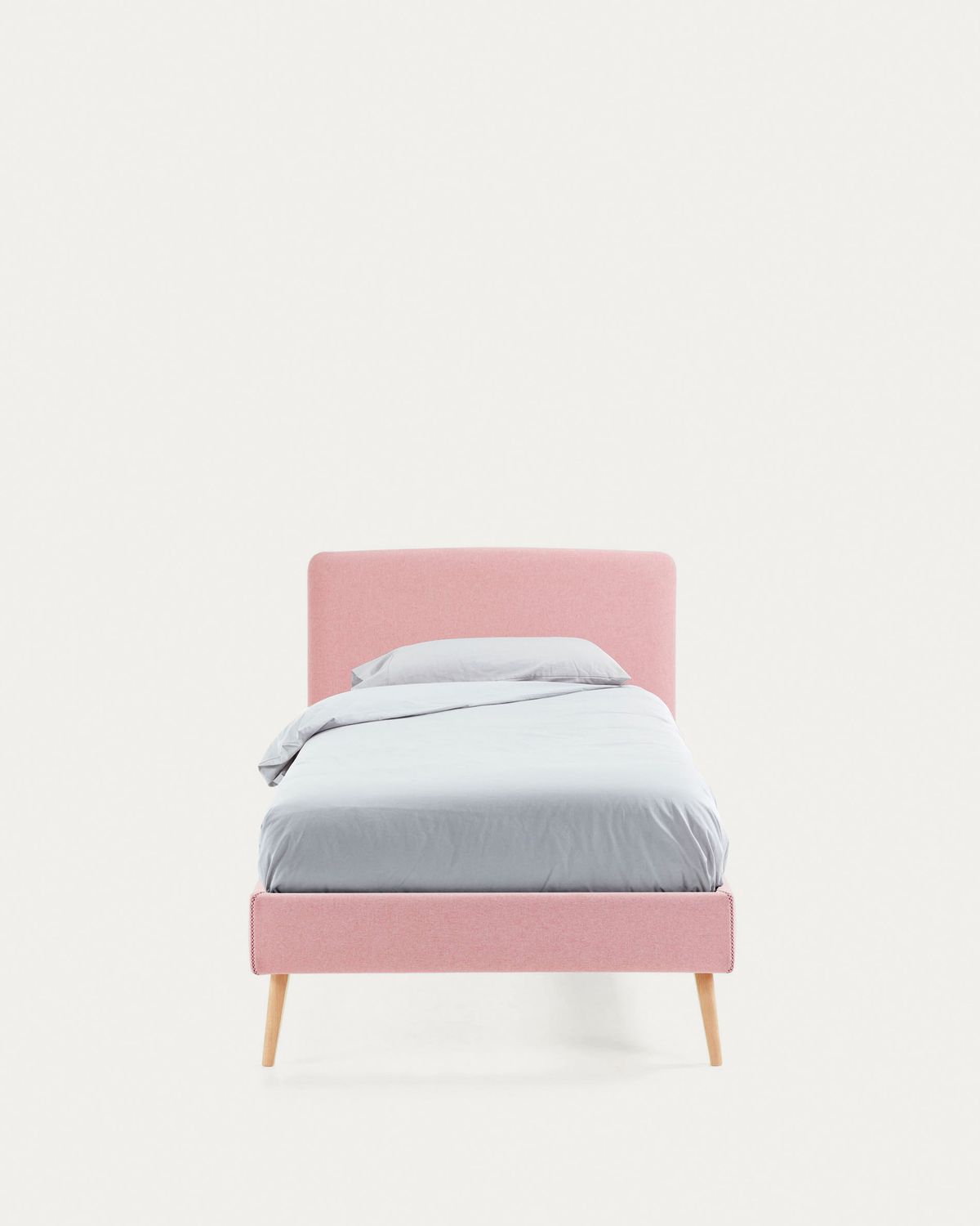 Funda cama Dyla rosa para colchón de 90 x 190 cm