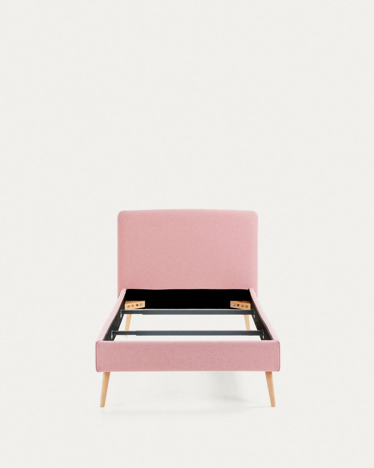 Funda cama Dyla rosa para colchón de 90 x 190 cm