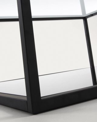 Mesa de centro rectangular Blackhill 110 x 60 cm negro