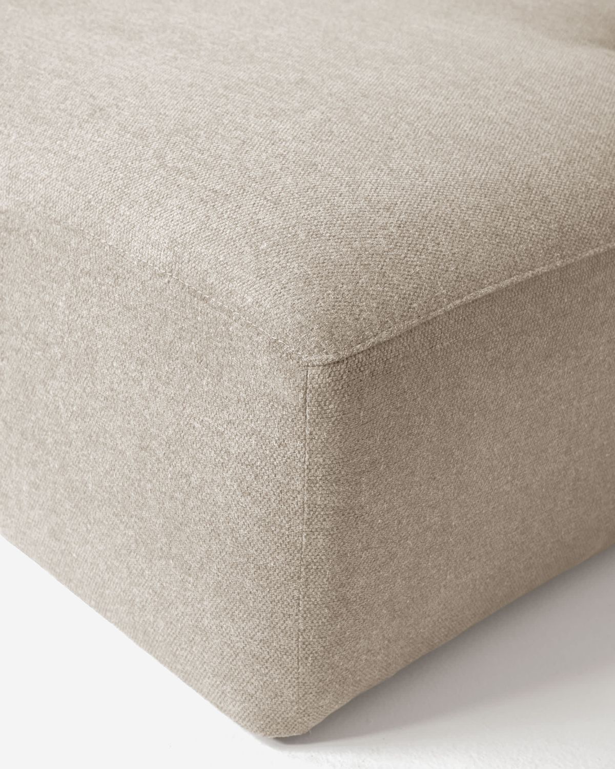 Sofá Blok 2 plazas de chenilla chaise longue derecho beige 240 cm FSC Mix Credit