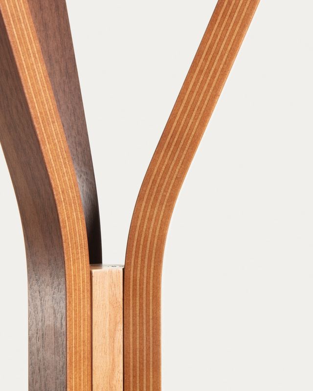 Perchero Chelsey madera maciza de caucho 170 cm