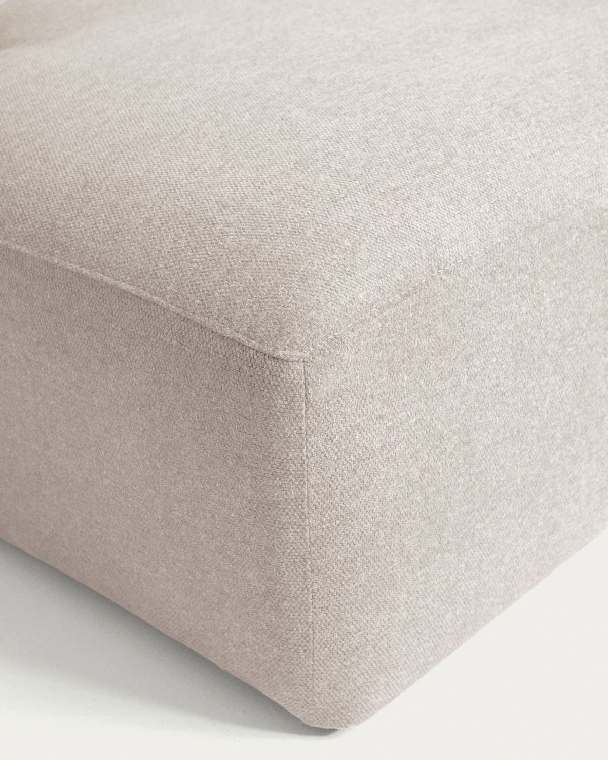 Sofá Blok 3 plazas de chenilla chaise longue izquierdo beige 300 cm FSC Mix Credit