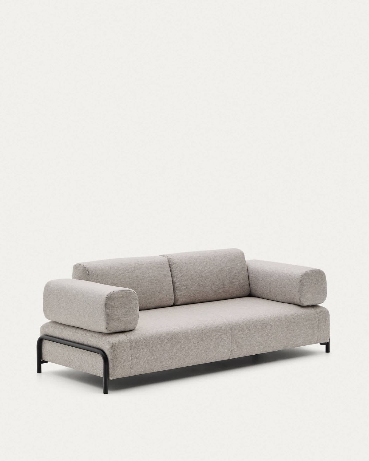 Sofá Compo 3 plazas beige grisáceo 232 cm