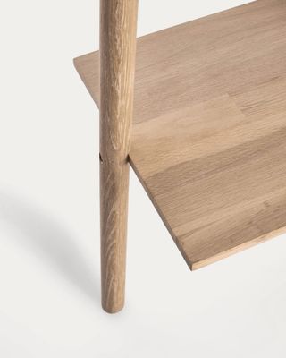 Espejo perchero de pie Keisy madera maciza abedul 45 x 160 cm
