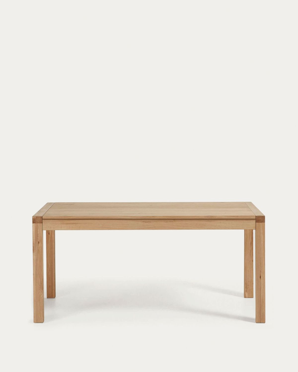 Mesa extensible Briva chapa de roble acabado natural 180 (230) x 90 cm