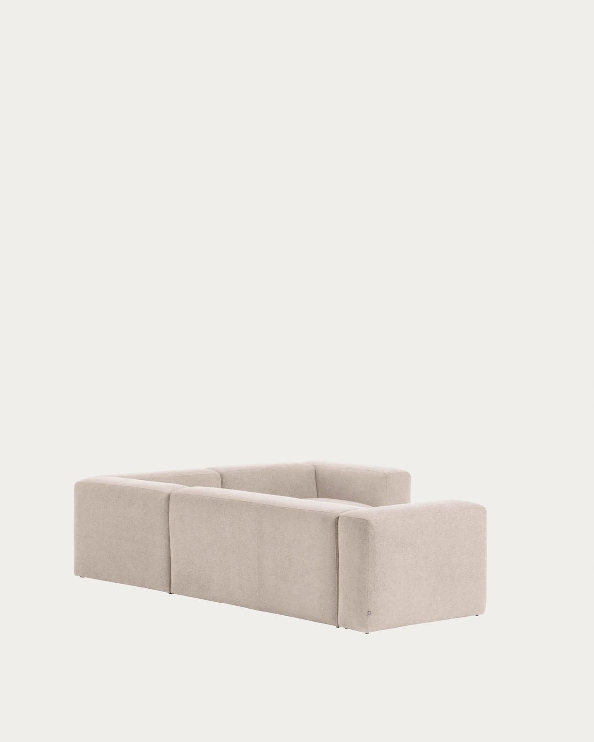 Sofá rinconero Blok 3 plazas de chenilla beige 290 x 230 cm / 230 cm 290 cm FSC Mix Credit