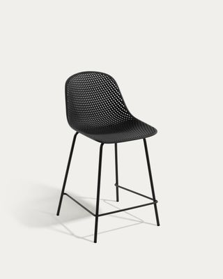 Taburete exterior Quinby gris altura 65 cm Taburete exterior Quinby gris altura 65 cm
