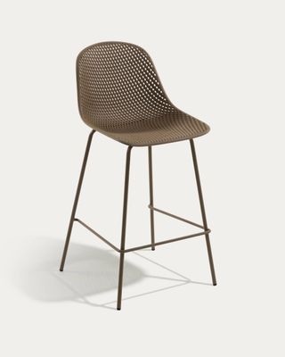 Taburete Quinby beige altura 75 cm Taburete Quinby beige altura 75 cm