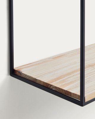 Estante Elisha de madera maciza de abeto 90 x 30 cm