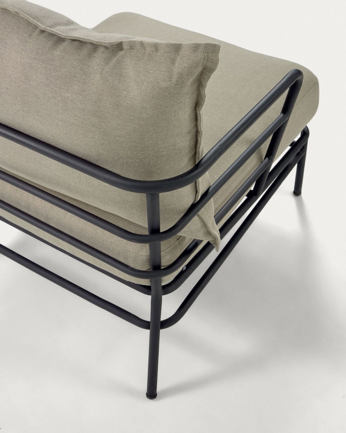Sillón Mareluz de acero negro