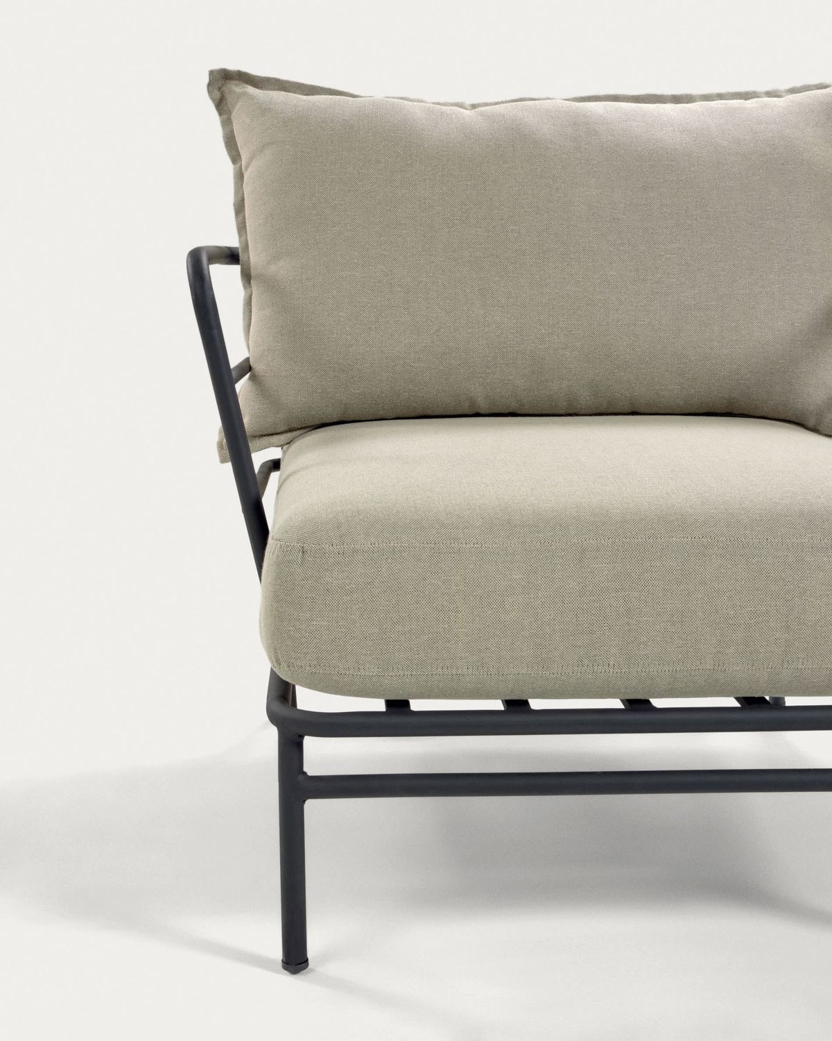 Sillón Mareluz de acero negro