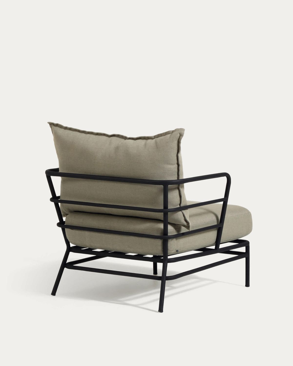 Sillón Mareluz de acero negro
