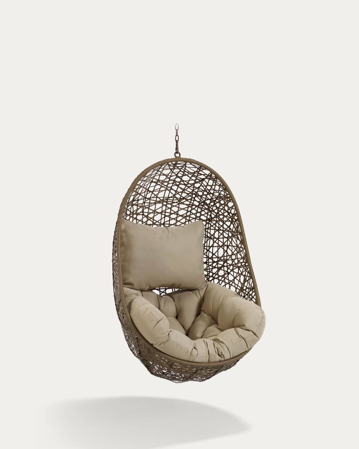 Sillón colgante Florina marrón
