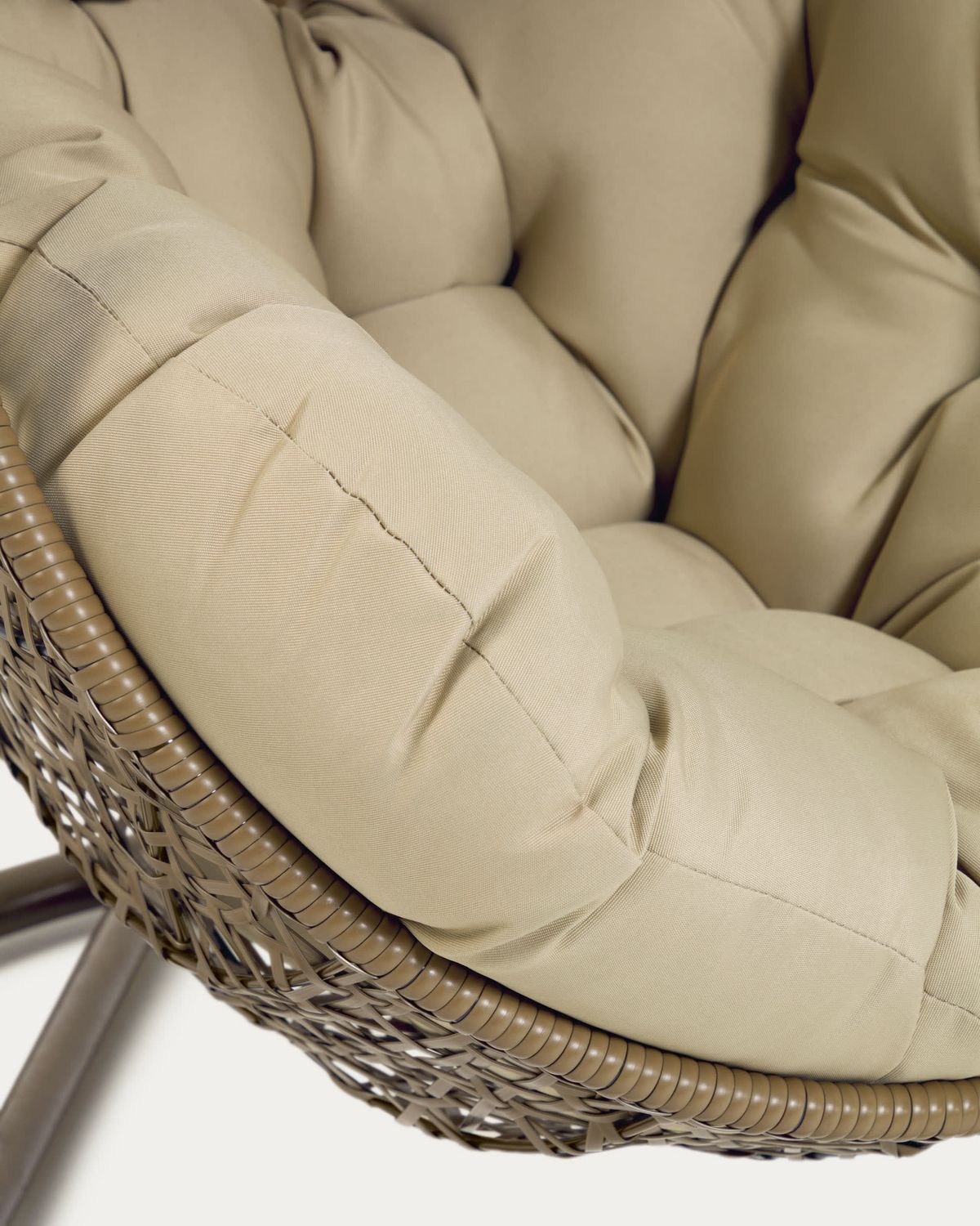 Sillón colgante Florina marrón