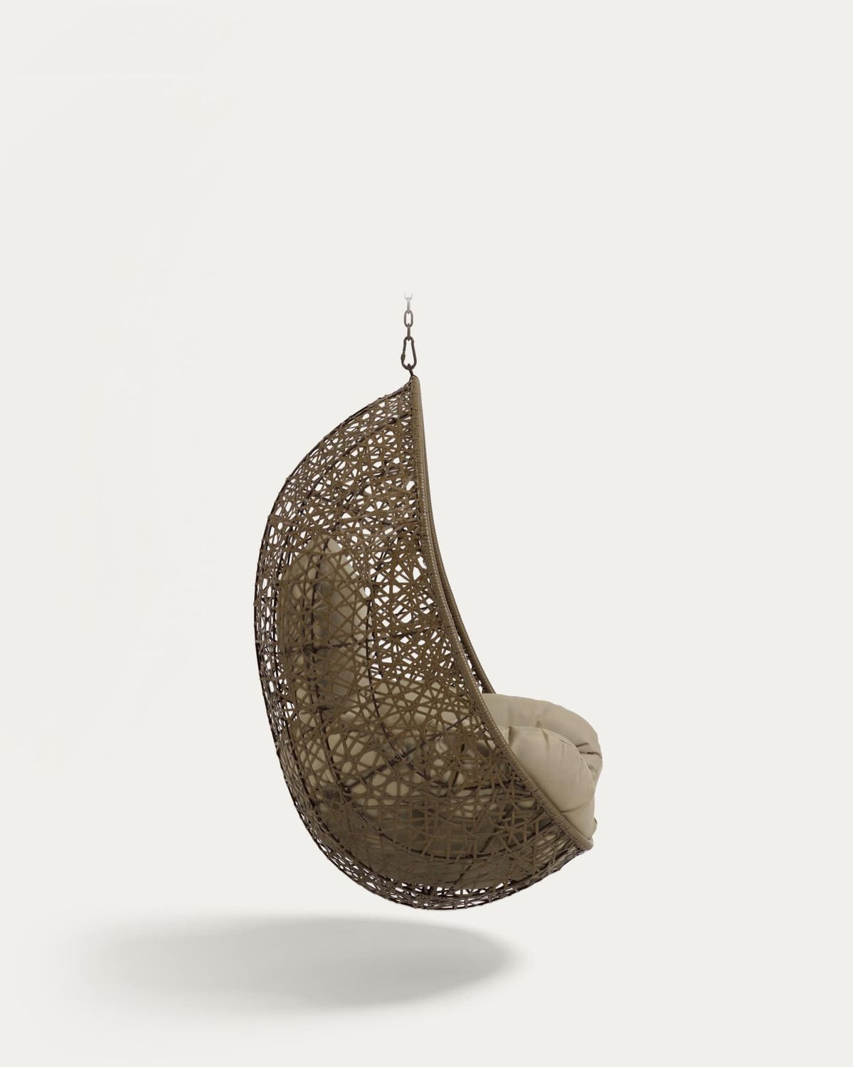 Sillón colgante Florina marrón