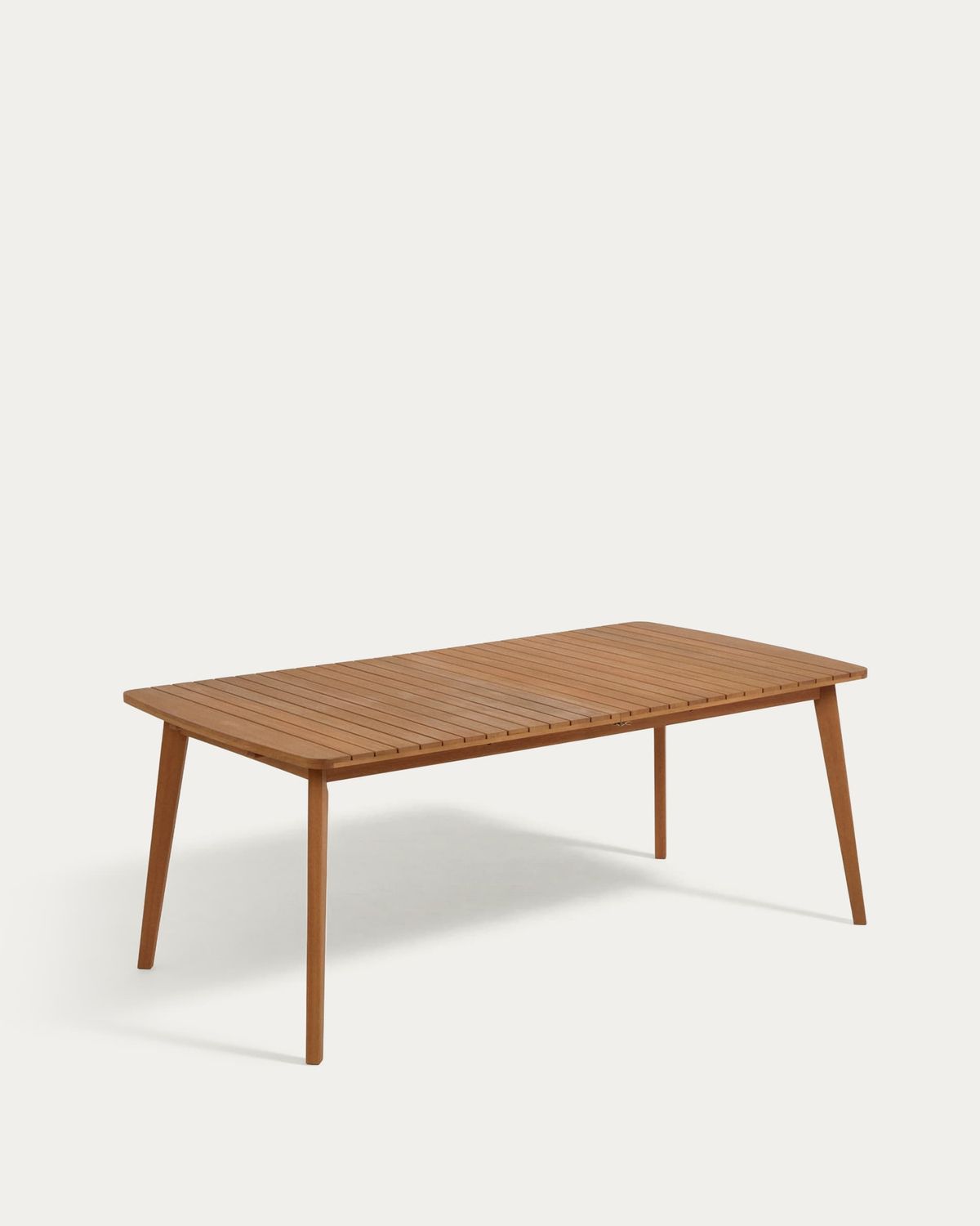 Mesa extensible de exterior Hanzel madera maciza de eucalipto 183 (240) x 100 cm FSC 100%