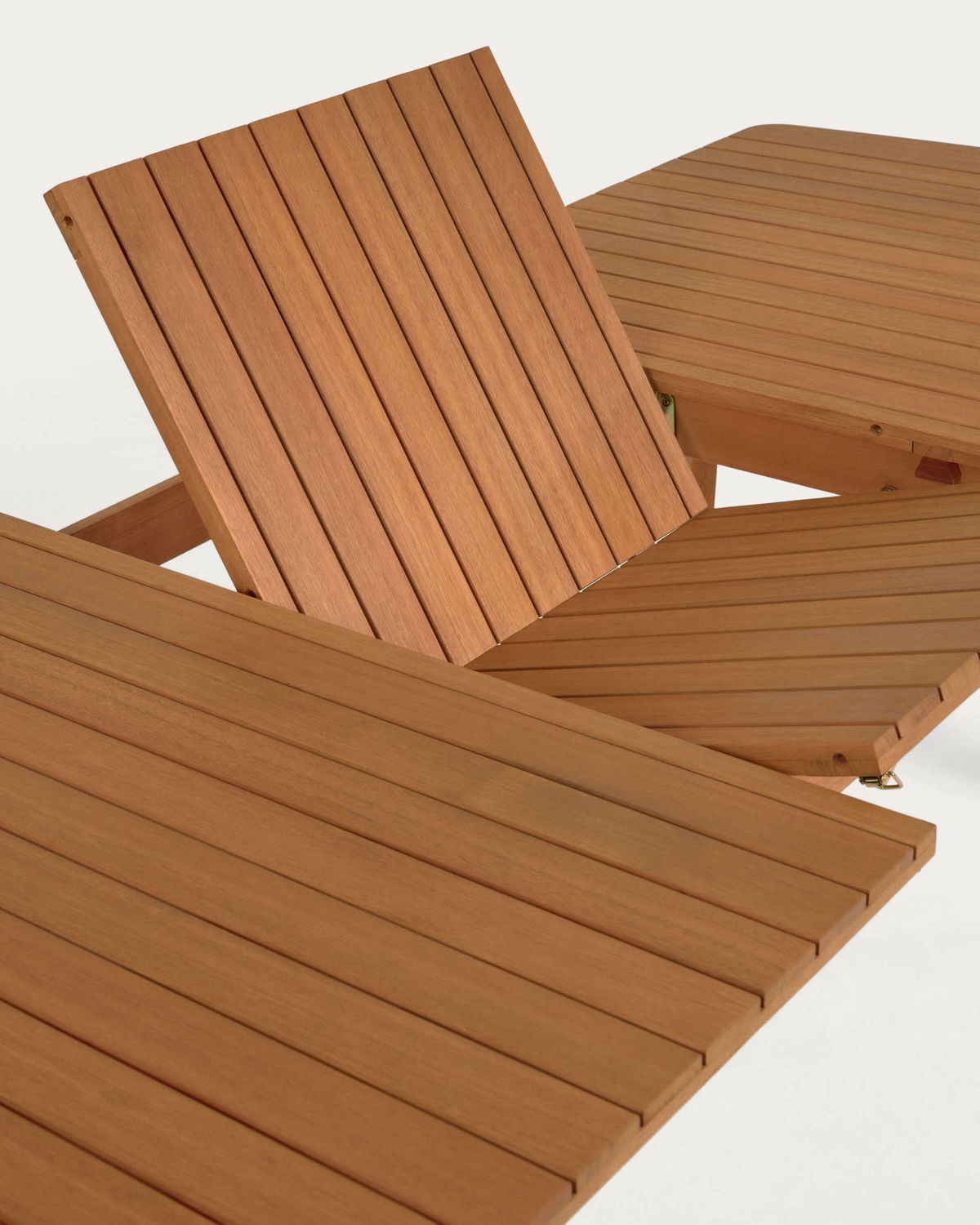 Mesa extensible de exterior Hanzel madera maciza de eucalipto 183 (240) x 100 cm FSC 100%