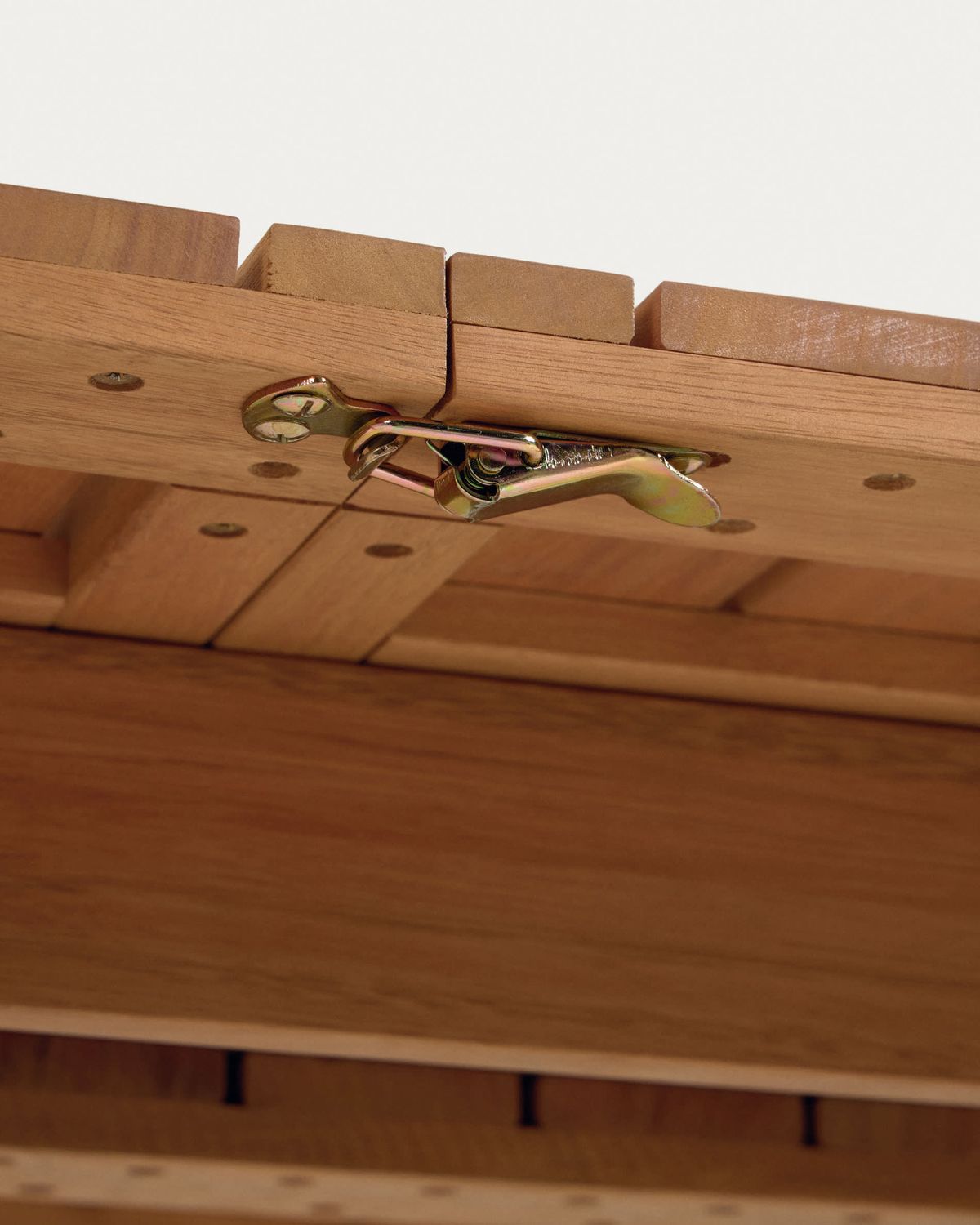 Mesa extensible de exterior Hanzel madera maciza de eucalipto 183 (240) x 100 cm FSC 100%