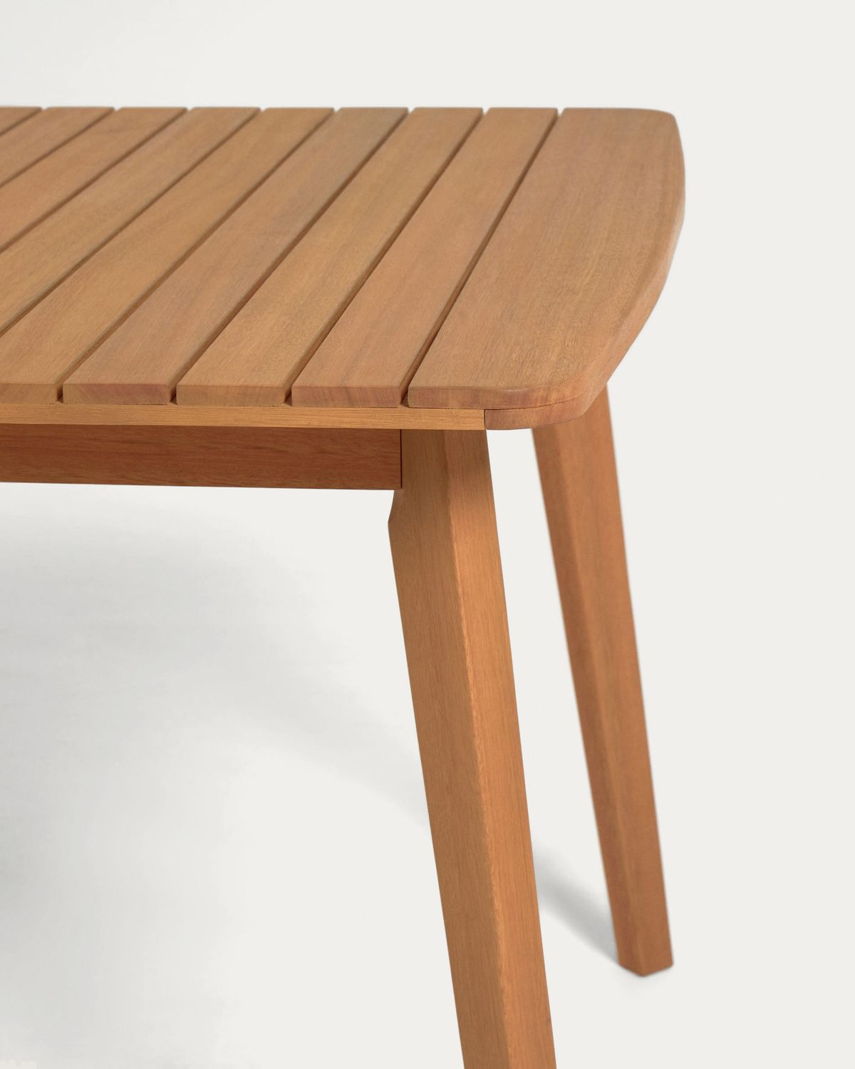 Mesa extensible de exterior Hanzel madera maciza de eucalipto 183 (240) x 100 cm FSC 100%