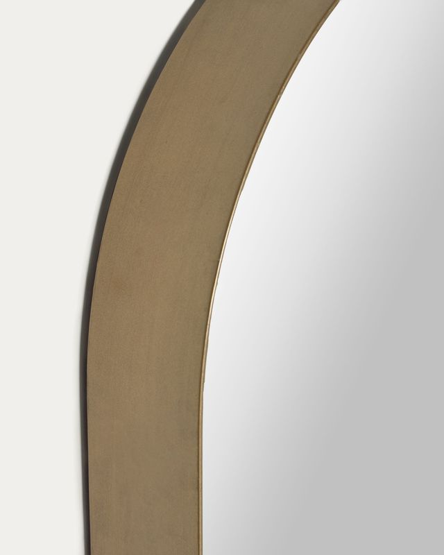 Espejo de pared Tiare metal dorado 31 x 61,5 cm
