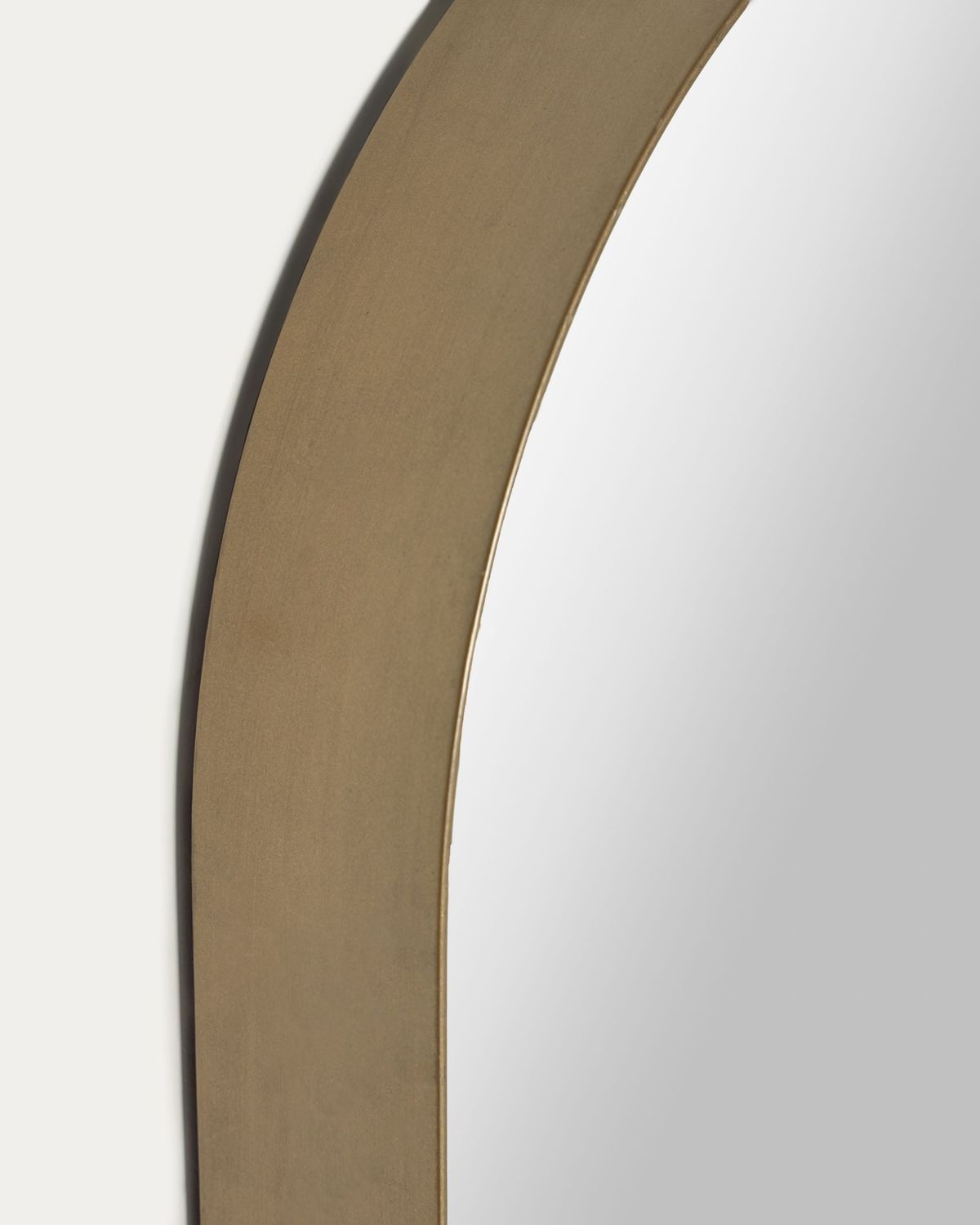 Espejo de pared Tiare metal dorado 31 x 61,5 cm