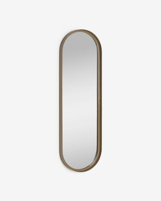 Espejo de pared Tiare metal dorado 31 x 101 cm Espejo de pared Tiare metal dorado 31 x 101 cm
