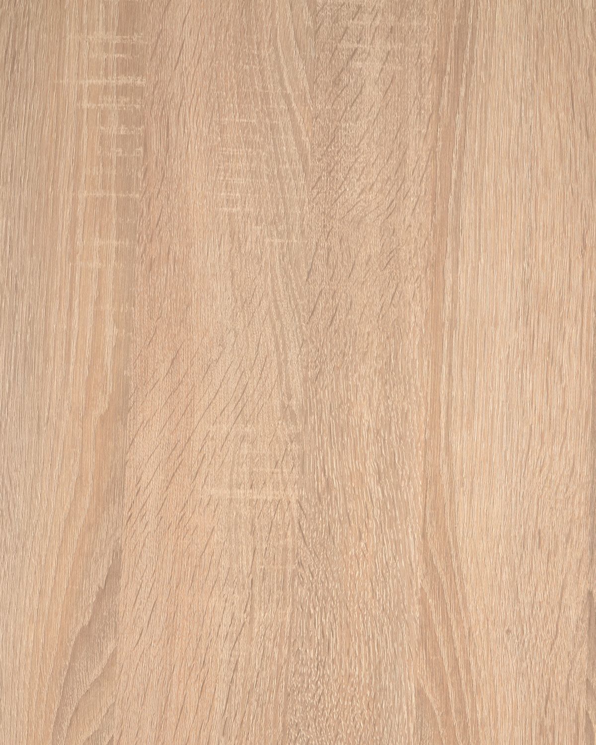 Mesa redonda Argo de melamina acabado natural patas de acero acabado negro Ø 119 cm
