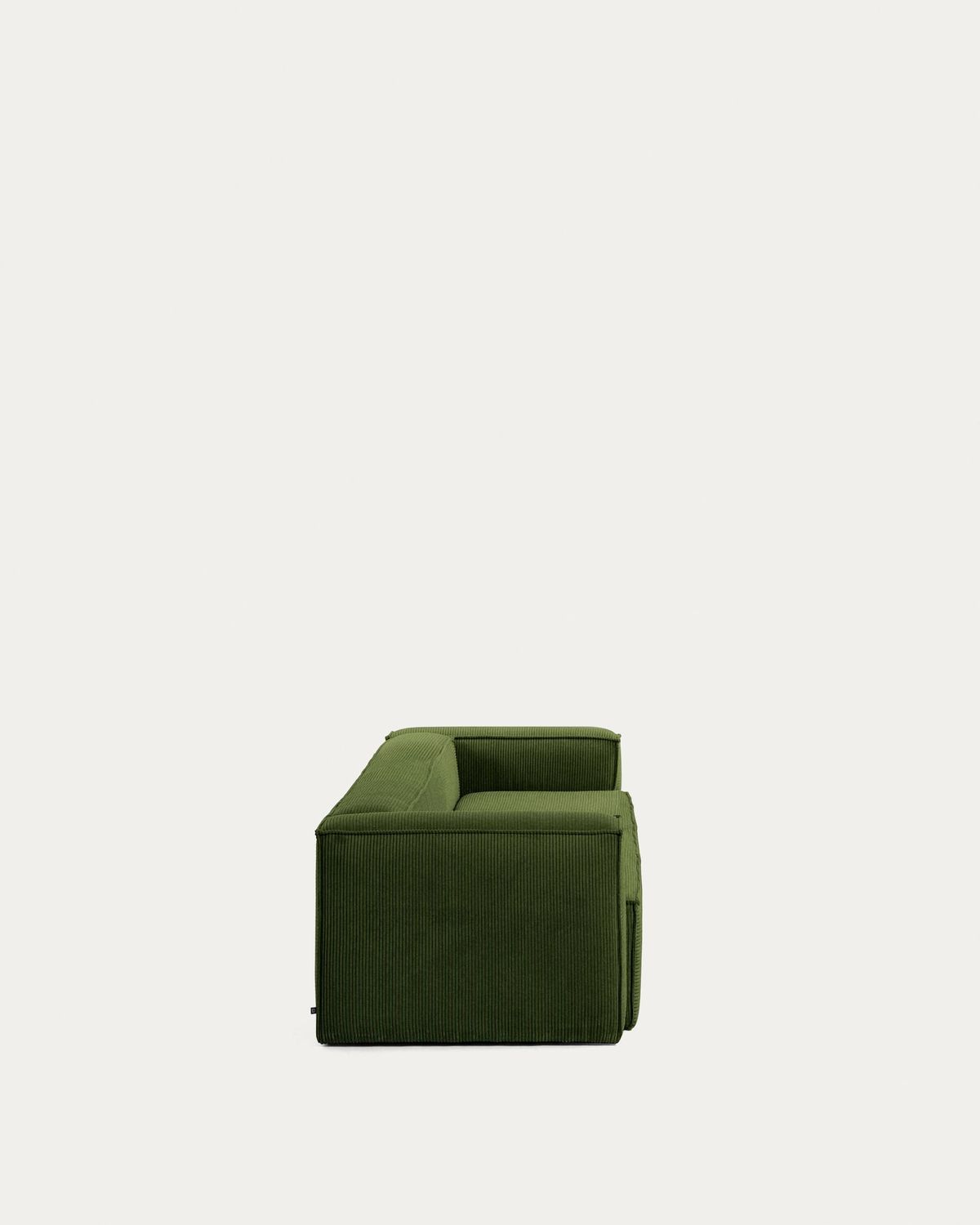 Sofá Blok 2 plazas de pana gruesa verde 210 cm FSC Mix Credit