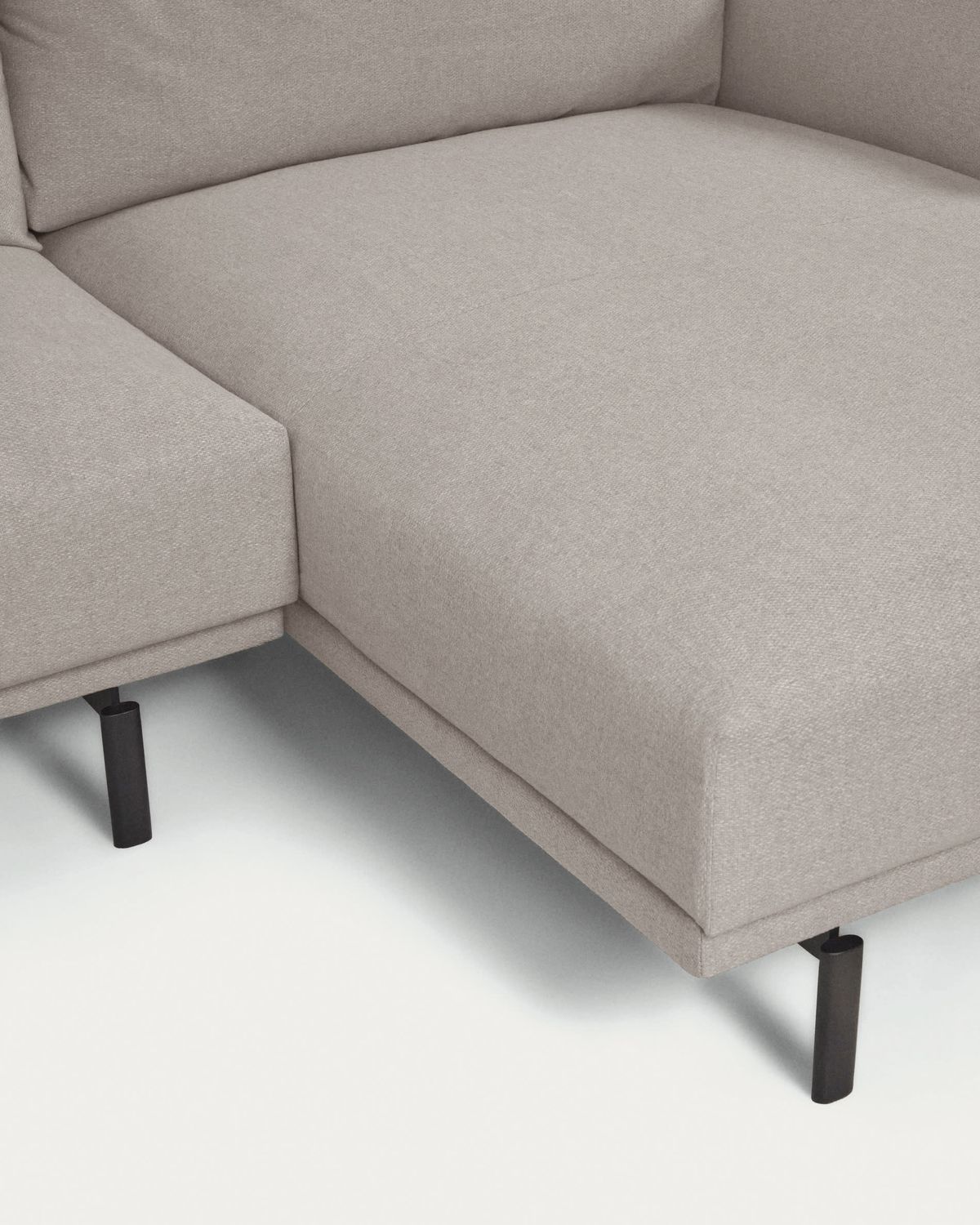 Sofá Galene 3 plazas con chaise longue derecho beige 254 cm FSC Mix Credit