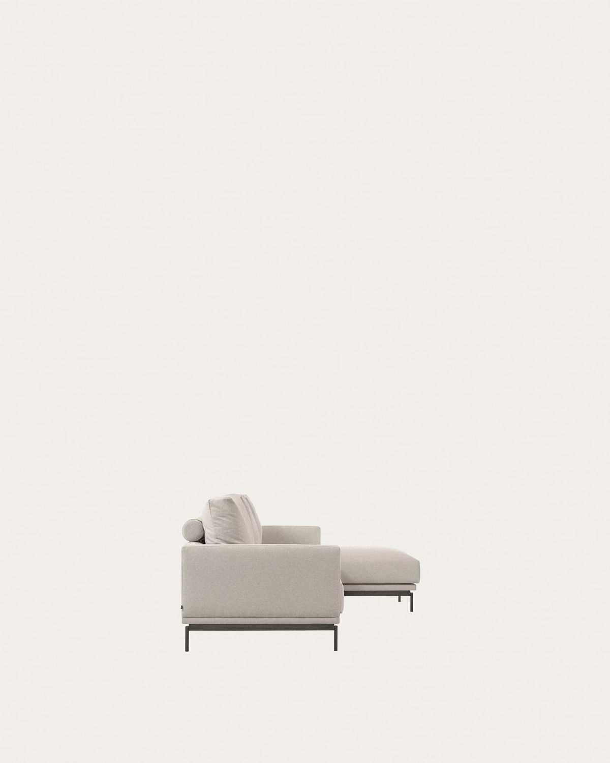 Sofá Galene 3 plazas con chaise longue derecho beige 254 cm FSC Mix Credit