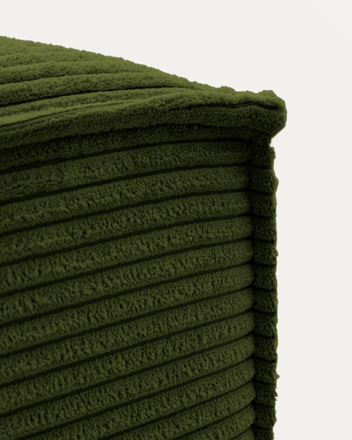 Reposapiés Blok de pana gruesa verde 90 x 74 cm FSC Mix Credit