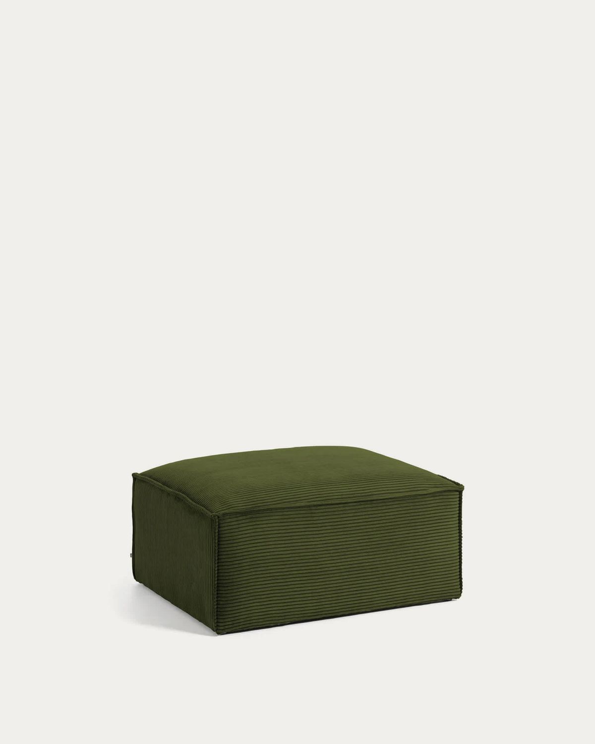 Reposapiés Blok de pana gruesa verde 90 x 74 cm FSC Mix Credit