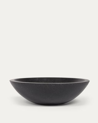 Lavabo encimera Delina de terrazo negro Ø 40 cm Lavabo encimera Delina de terrazo negro Ø 40 cm