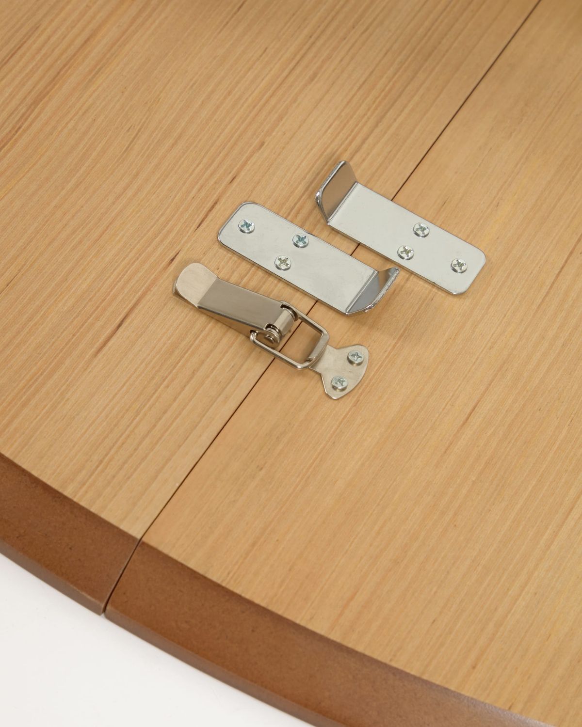 Mesa extensible redonda Oqui chapa de roble y patas de madera maciza Ø 120 (200) x 120 cm