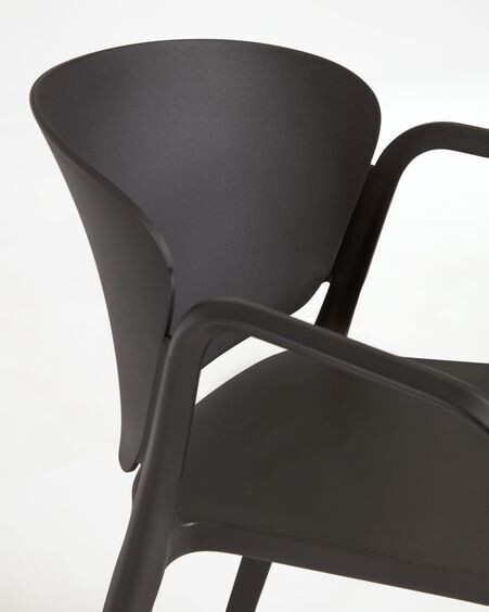 Silla 100% de exterior Gris Oscuro