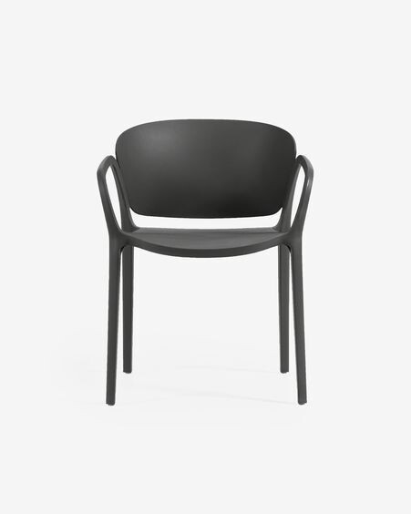 Silla 100% de exterior Gris Oscuro