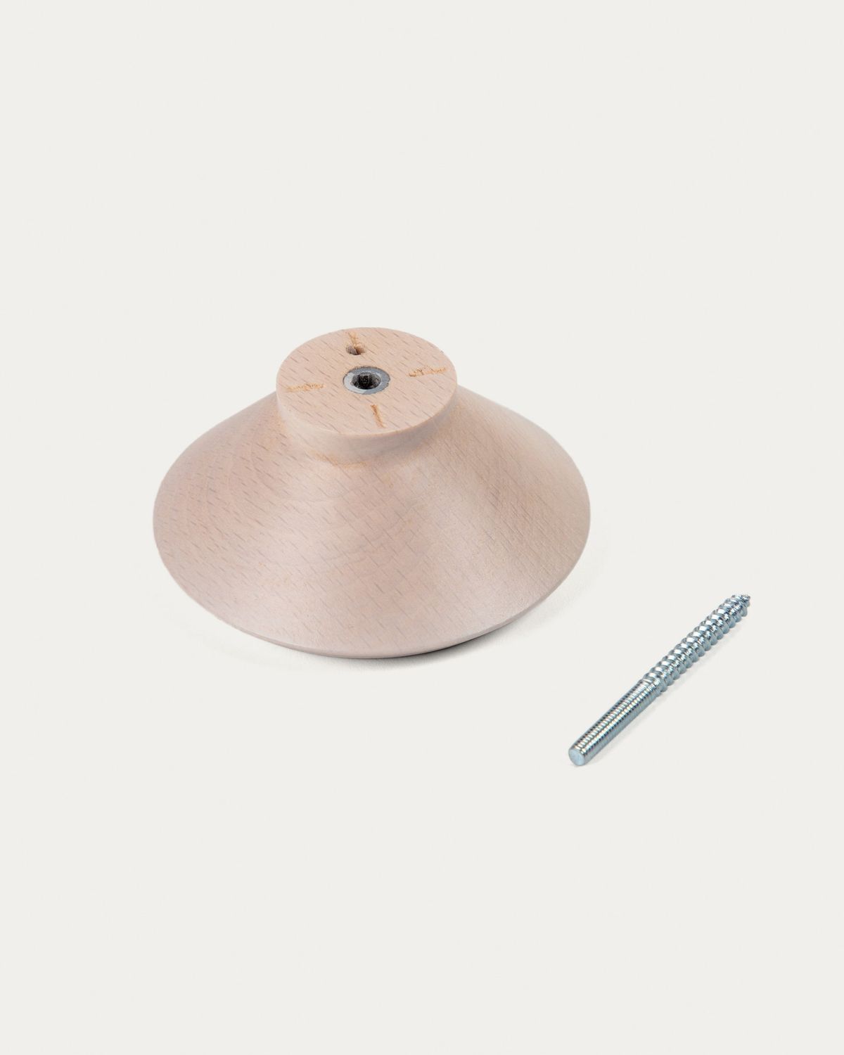 Set Nadua de 3 colgadores de madera maciza de haya con acabado natural, azul y blanco