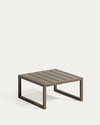 Mesa auxiliar 100% exterior Comova de aluminio verde 60 x 60 cm Mesa auxiliar 100% exterior Comova de aluminio verde 60 x 60 cm